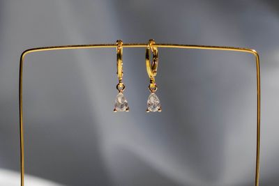 Pear Pave Earrings