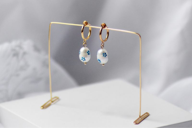 Simple Talavera Earrings
