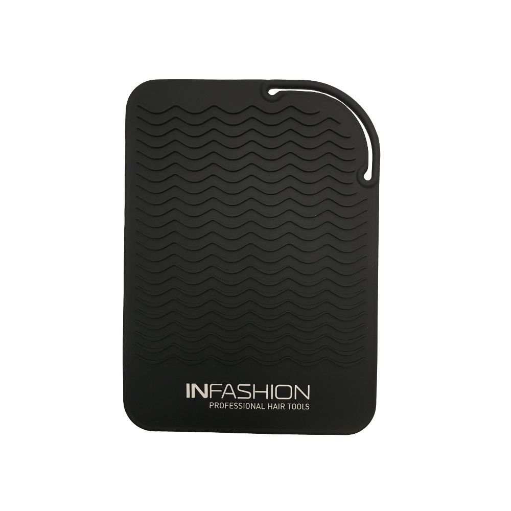 Infashion Tapis en Sillicone Noir 6.5&#39;&#39; x 9&#39;&#39; (450 ~ 260 °C)
