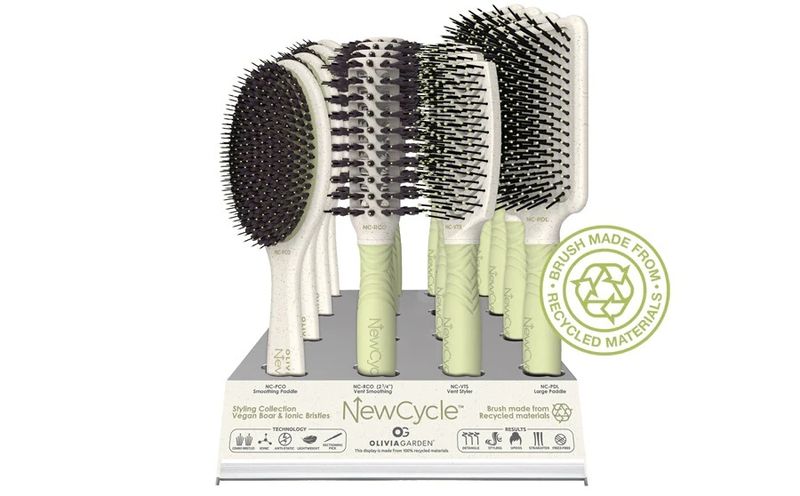 Olivia Garden - Brosse NewCycle Ceramic ION Styling Smoothing Paddle Ovale