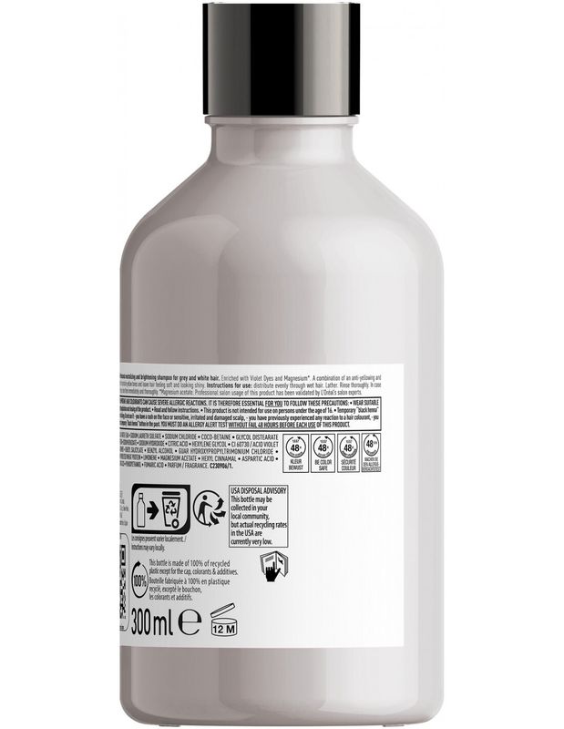 SILVER - Shampoing neutralisant 300ml/10.1oz