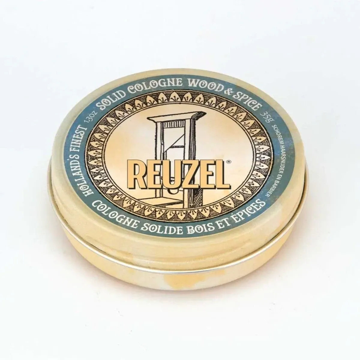 REUZEL Barbe - Cologne Parfum Solide Bois et Épices (35g - 1.3 oz)