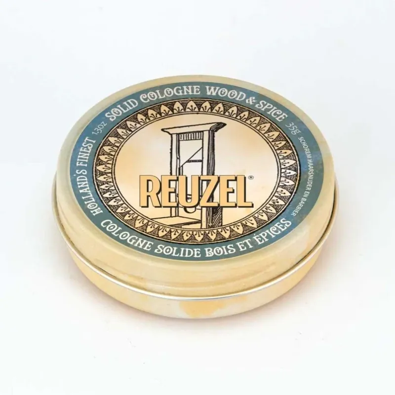 REUZEL Barbe - Cologne Parfum Solide Bois et Épices (35g - 1.3 oz)