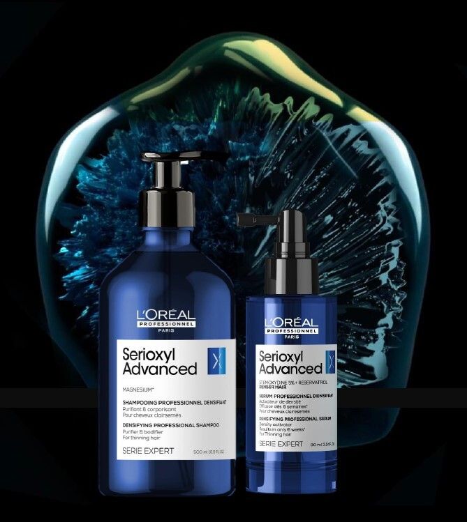 Serioxyl Duo - Shampoing 500ml + Sérum 90ml