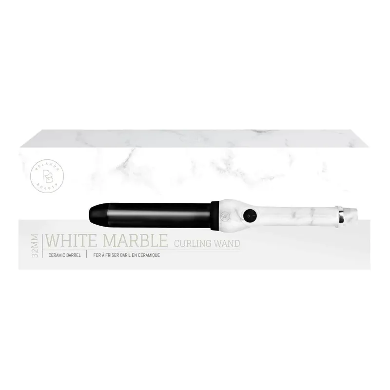 Relaxus WAND Baguette à Friser 1/1/4'' (38mm) White Marble (#544523)