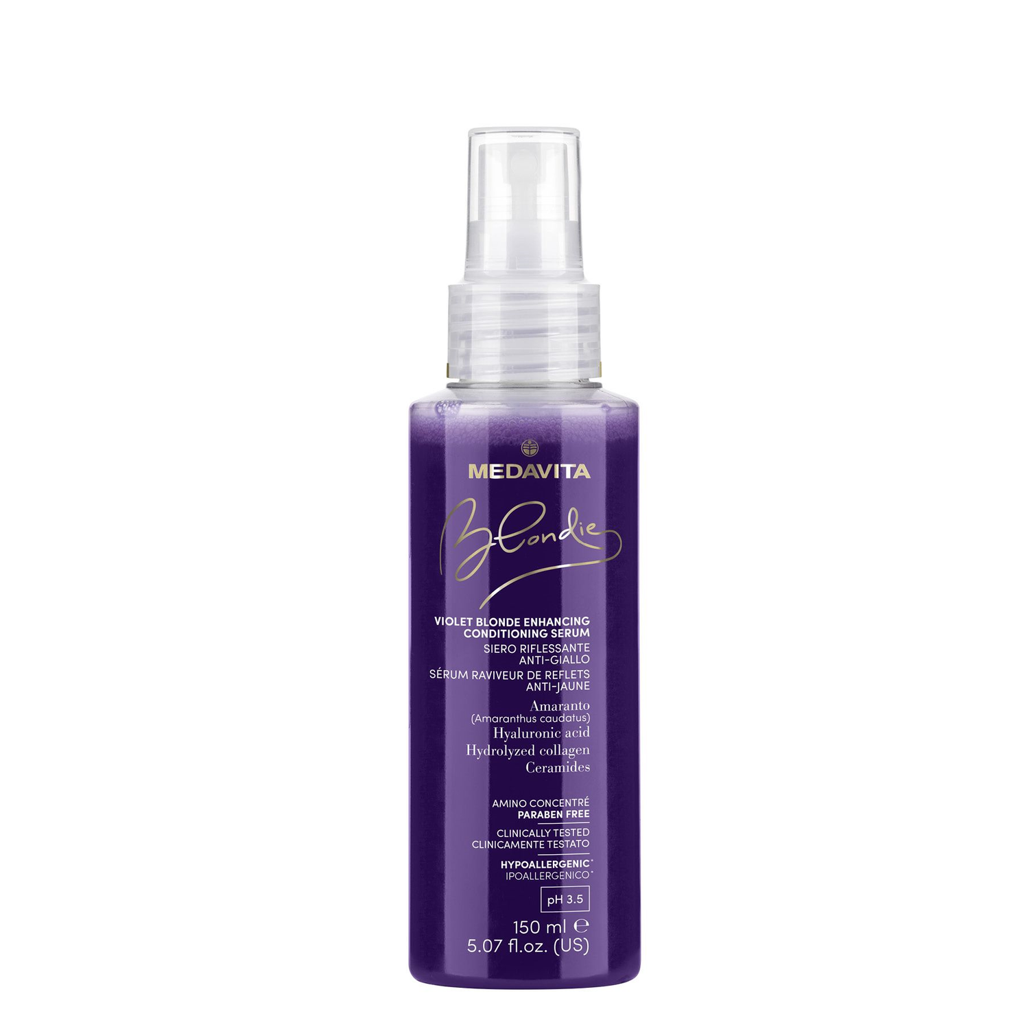 Medavita Blondie - Sérum Raviveur de Reflets Anti-Jaune (150ml)