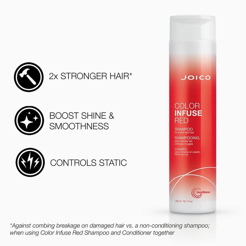 Joico Color Infused RED - Shampoing Rouge 300ml