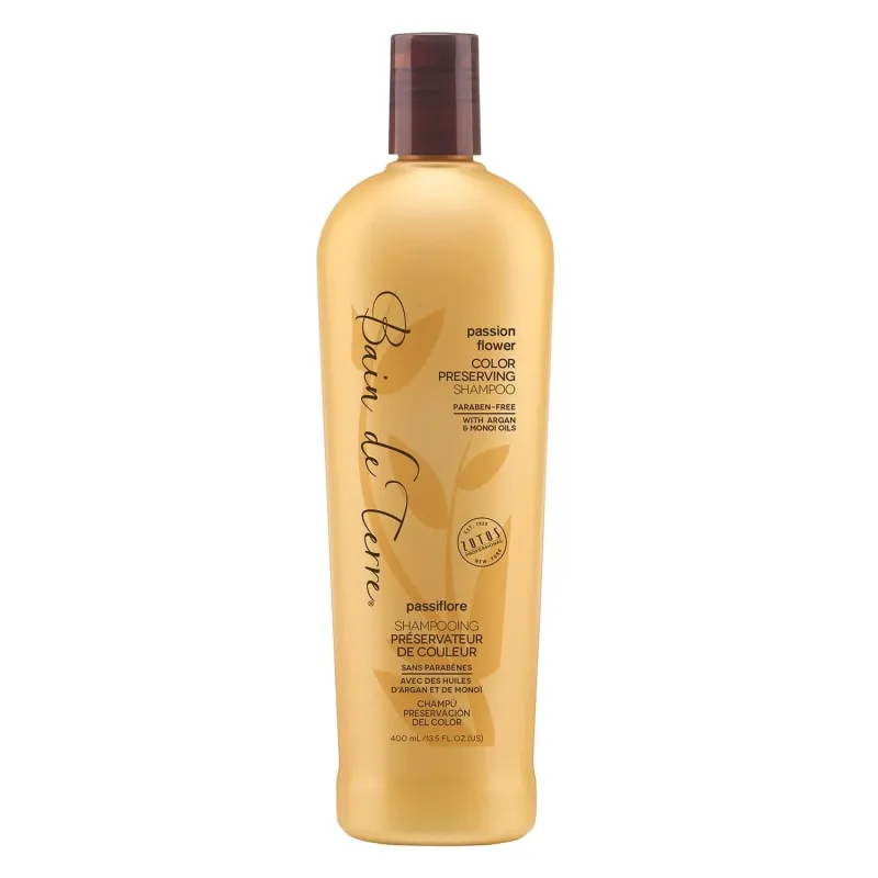 Bain de Terre - Shampoing - Passiflore - Préservateur de Couleur (400 ml)
