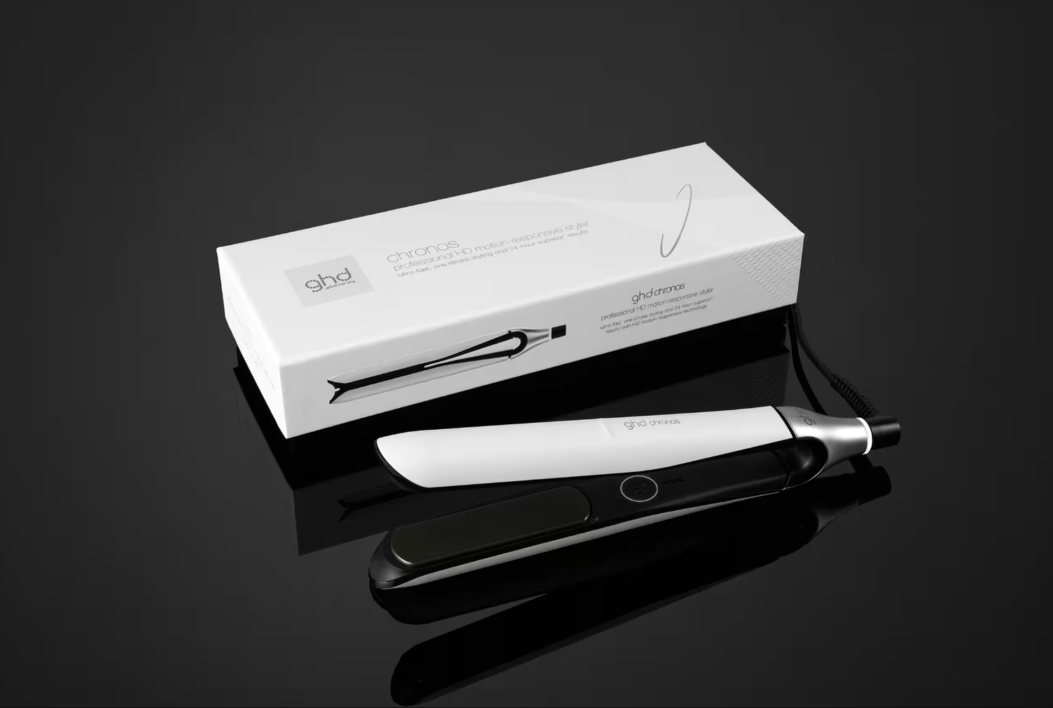 GHD - Fer Plat Chronos 1&#39;&#39; Styler Blanc