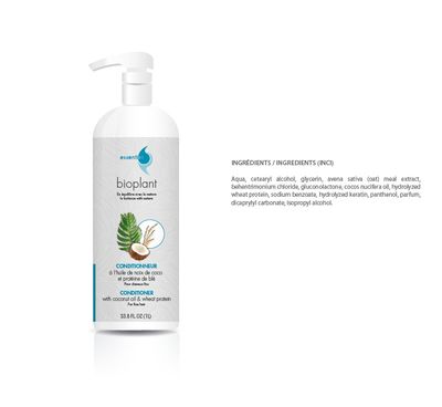 Bioplant - Revitalisant Huile de noix de coco - Cheveux fins (1L)