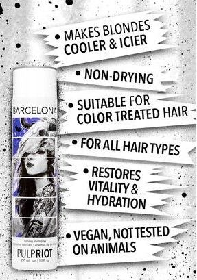 Pulp Riot - Shampoing Bleu BARCELONA (295ml)