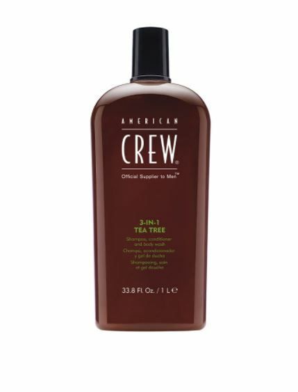 American Crew - Shampoing 3-EN-1 Tea Tree (1L)