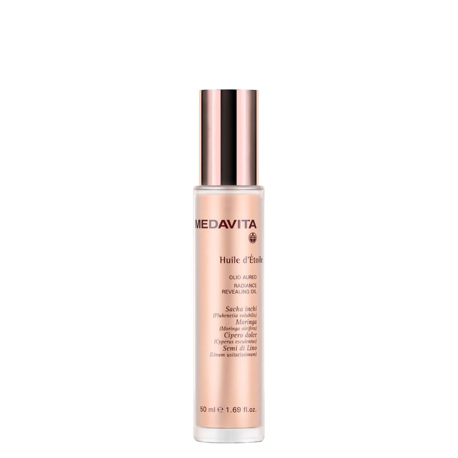 Medavita Huile d&#39;Étoile - Huile Révélatrice de Luminosité Olio Aureo (50 ml)