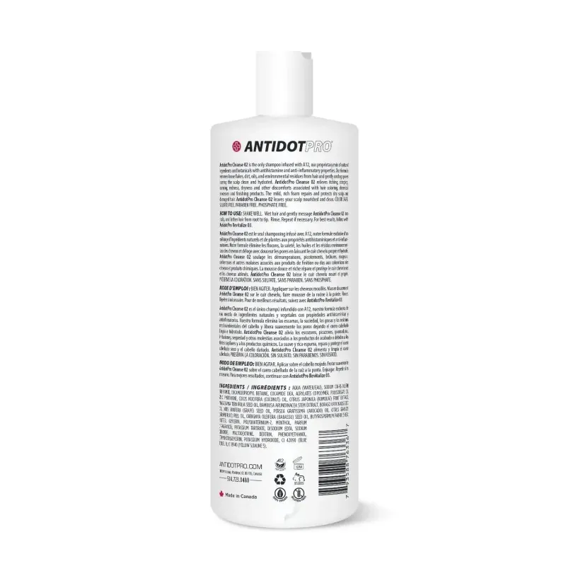 AntidotPro - Cleanse 02 - Shampoing Préserve la Coloration (1L)