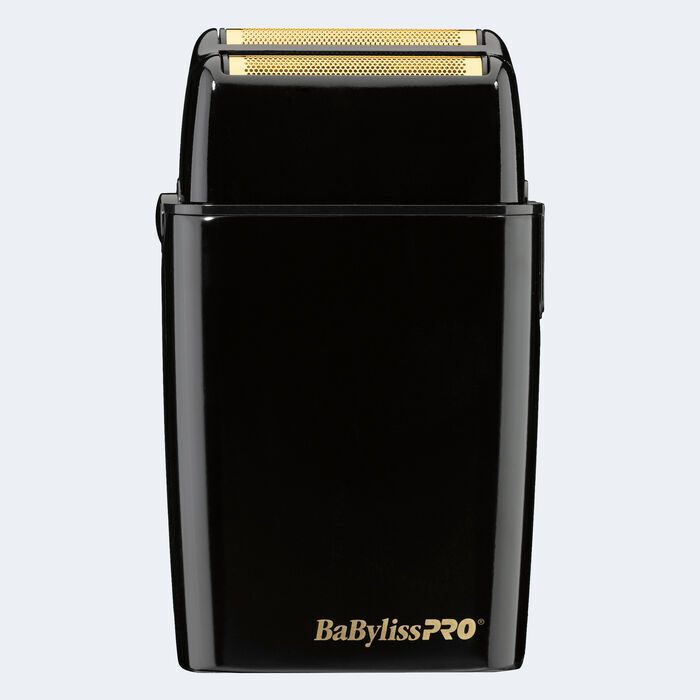 BabylissPRO FoilFX02 Rasoir Sans-Fils en Métal Noir Double Lame #FXFS2B