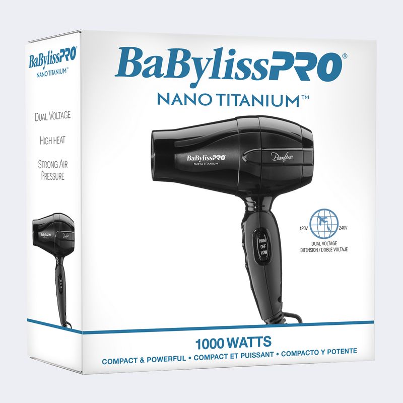 Babyliss Pro Séchoir Bambino de Voyage 1000W Noir BNT5510NC