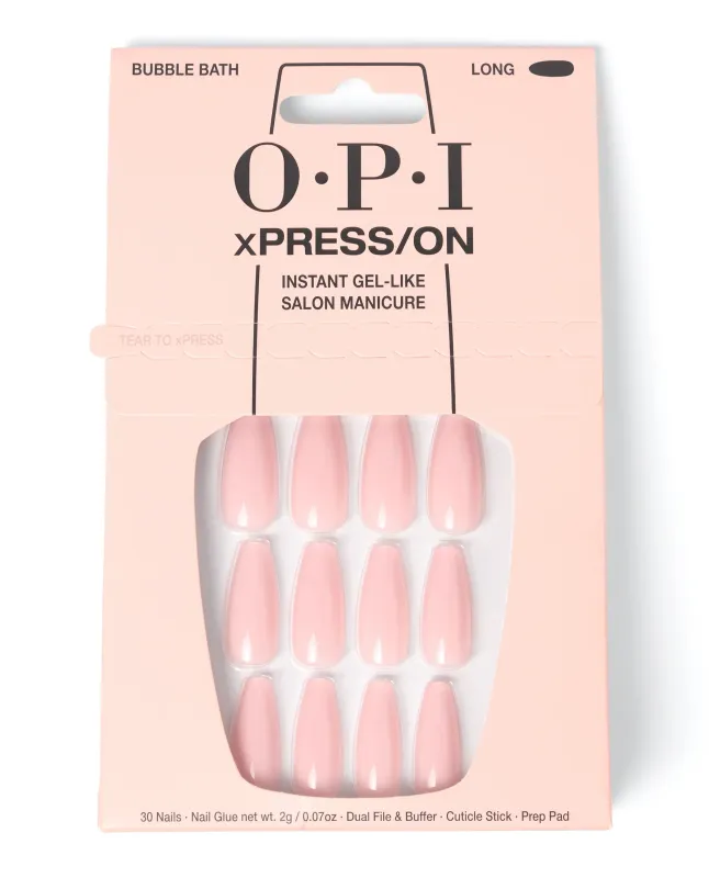 OPI - Ongles Artificiels Bubble Bath - Long/Carré