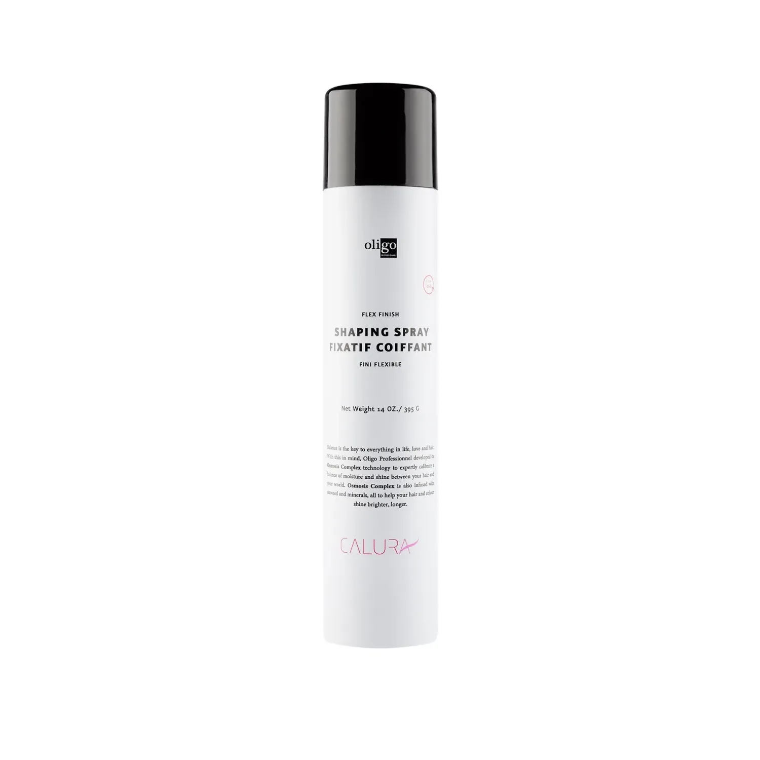 Oligo - Calura - Shaping Spray - Fixatif Coiffant fini Flexible 395g