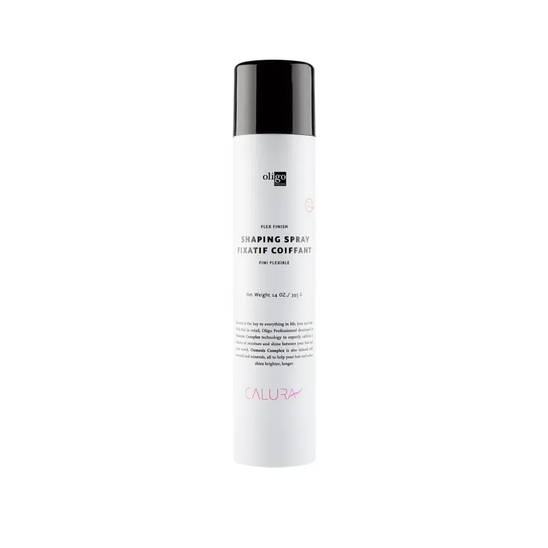 Oligo - Calura - Shaping Spray - Fixatif Coiffant fini Flexible 395g