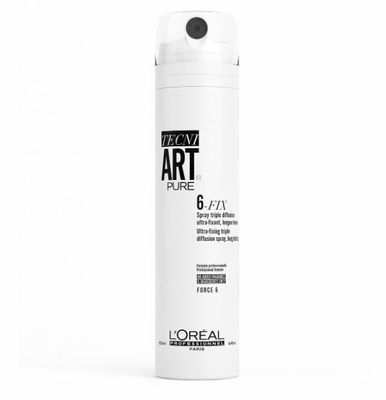 L'Oréal Pro - Tecni Art - 6-Fix F6 PURE (250 ml/ 8.4 oz) L'Oréal Pro - Tecni Art - 6-Fix F6 PURE (250 ml/ 8.4 oz)