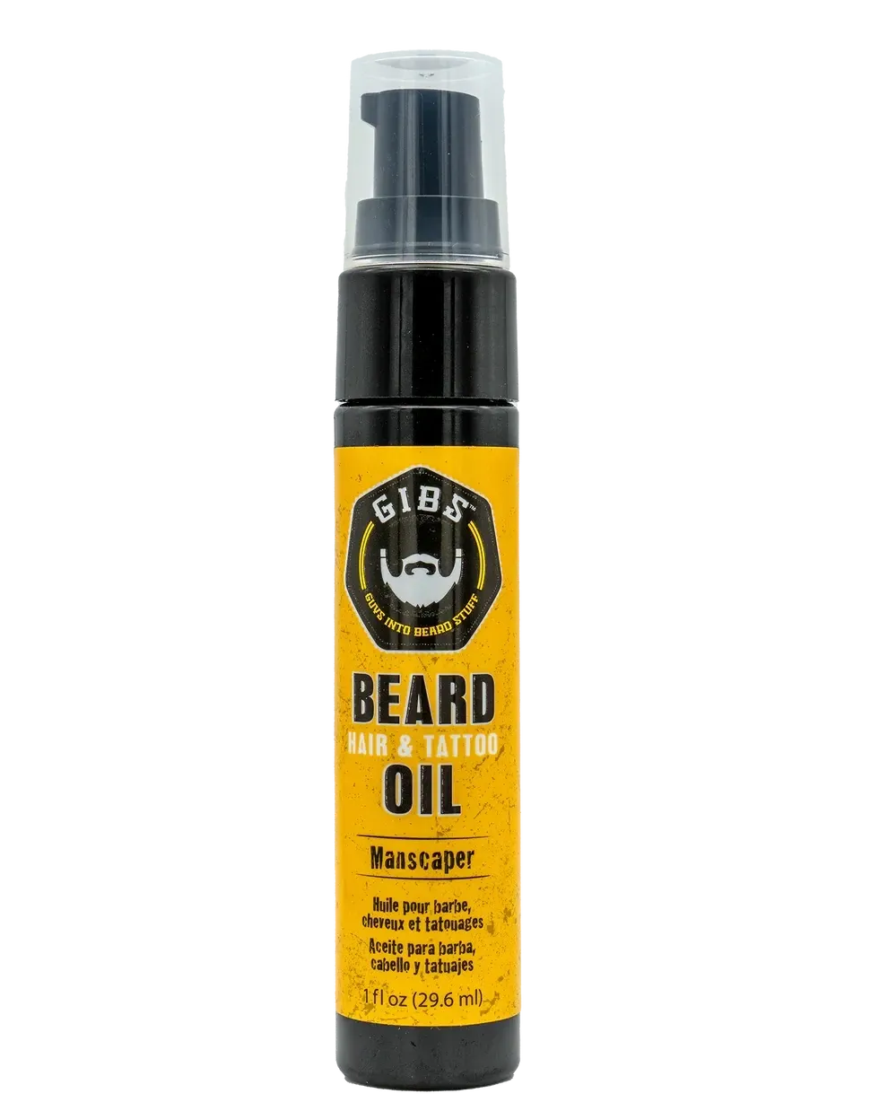 Gibs - Manscaper - Huile pour Barbe, Cheveux et Tatouages (29.6ml)