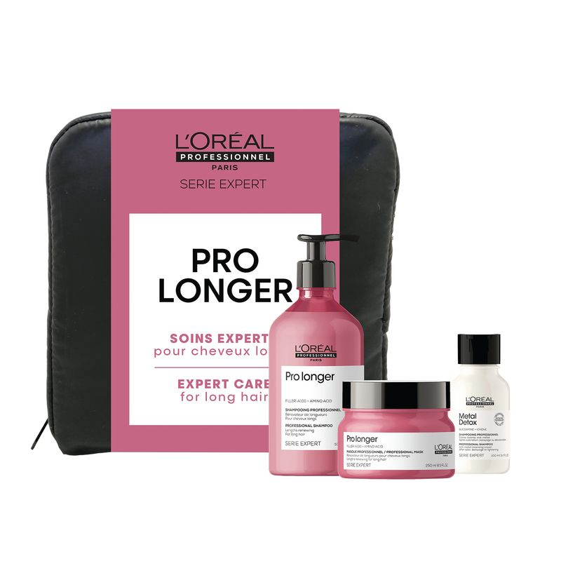 L'Oréal Pro - Série Expert - Pro Longer Trio + Pochette L'Oréal Pro - Série Expert - Pro Longer Trio + Pochette
