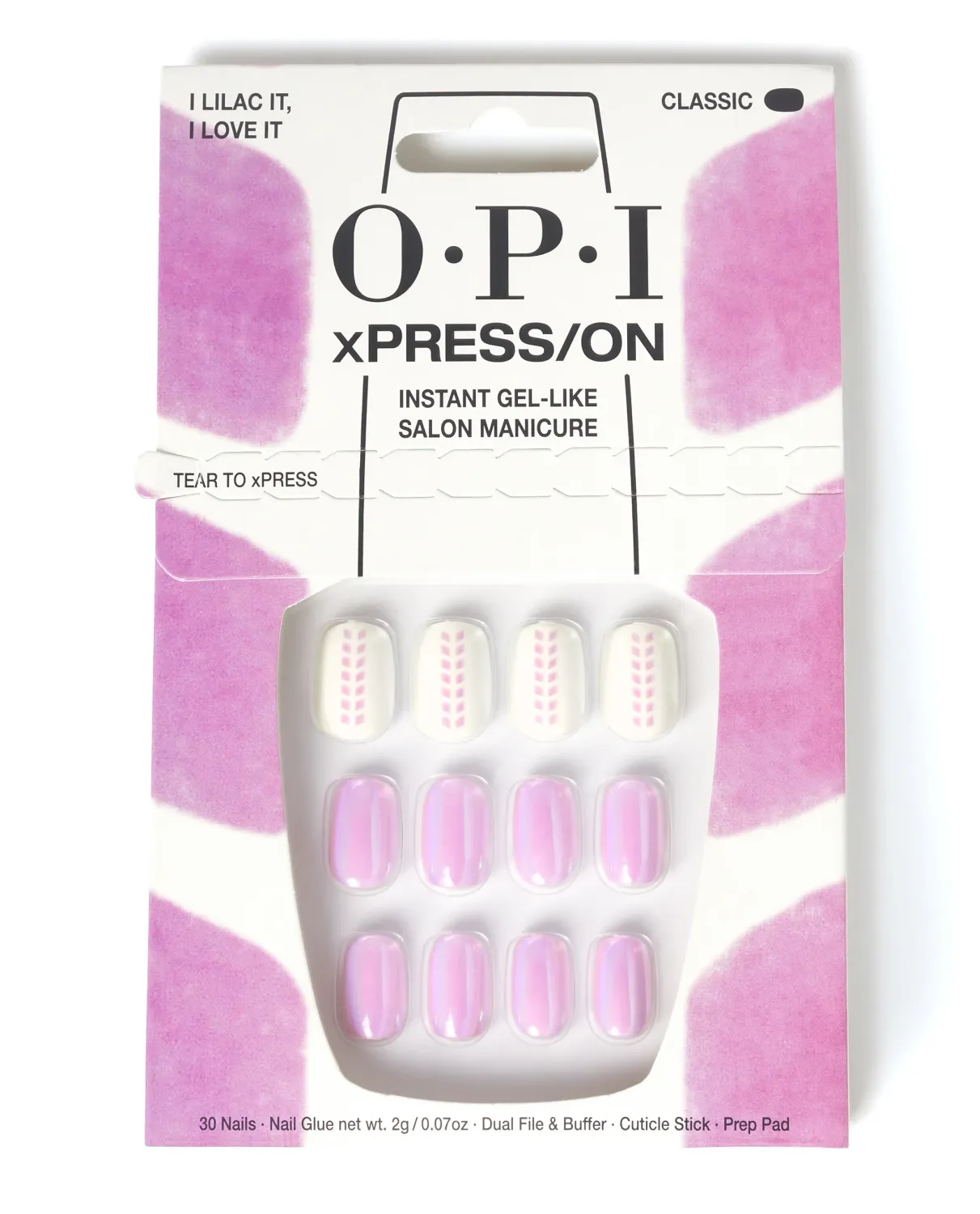 OPI - Ongles Artificiels I Lilac It, I Love It - Classique/Rond