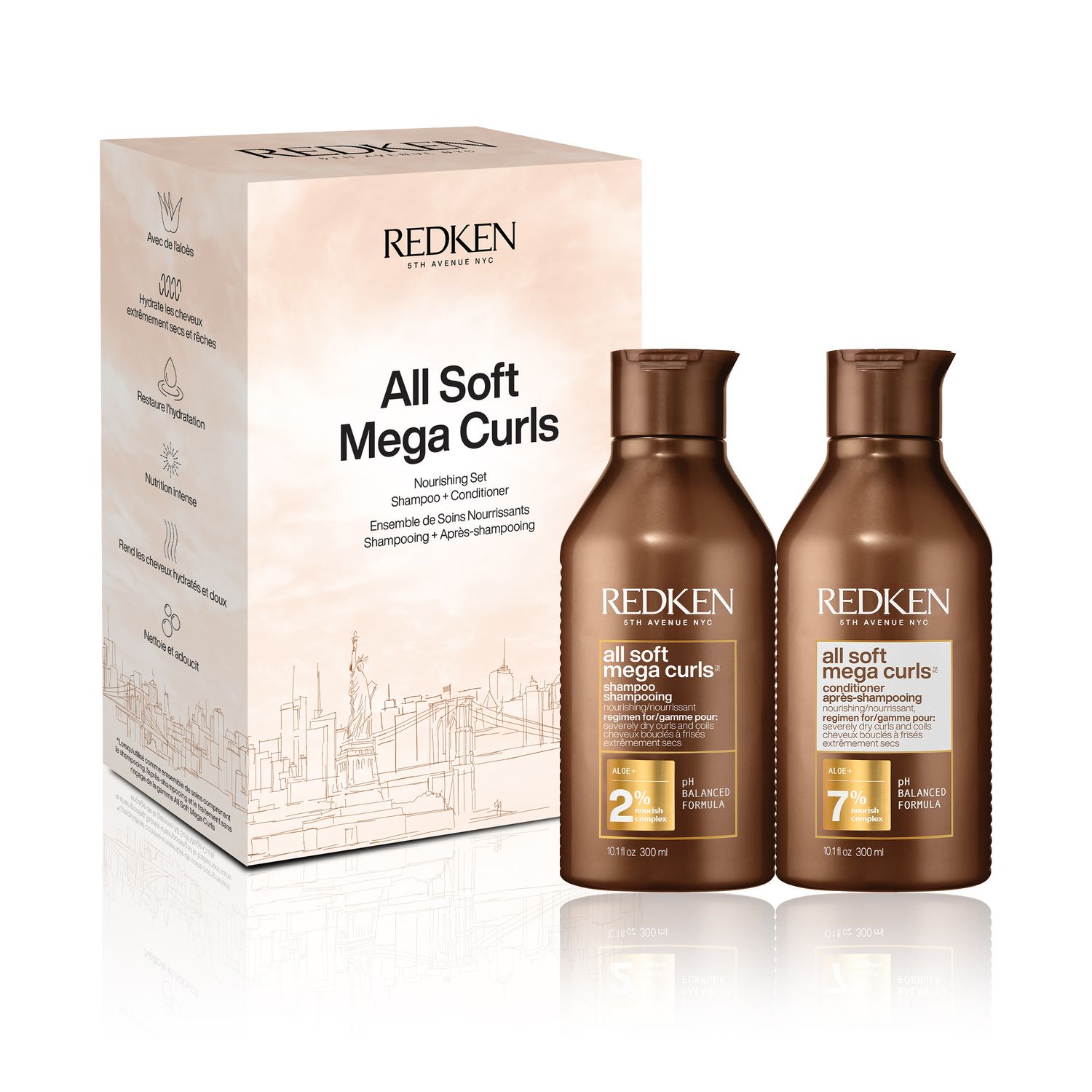 REDKEN - DUO du Printemps - ALL SOFT MEGA CURLS (2x 300ml)