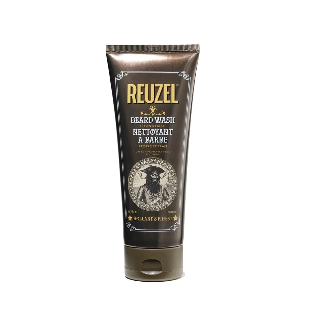 REUZEL Barbe - Nettoyant à Barbe Propre et Frais (200ml - 6.76oz)