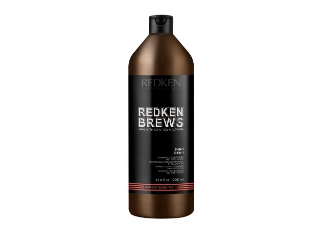 REDKEN BREWS Shampoing 3-en-1 (1L)
