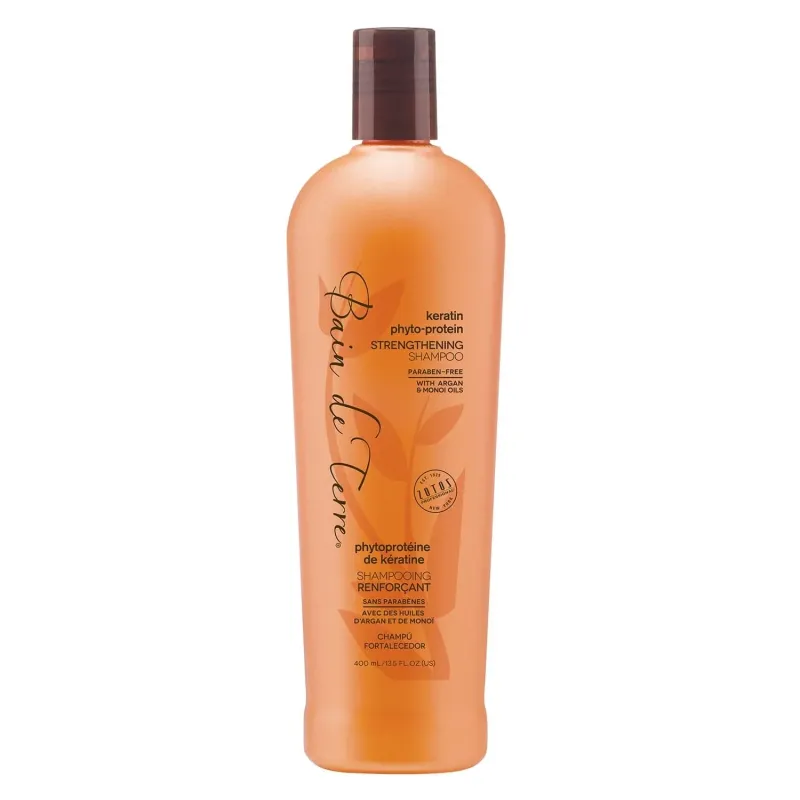 Bain de Terre - Shampoing - Keratin Phyto Protein - Renforçant (400 ml)