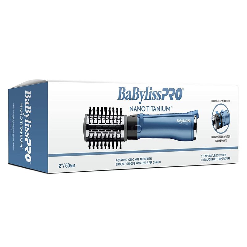 BabylissPro Nano Titanium Brosse Rotative à air chaud BABNT178C