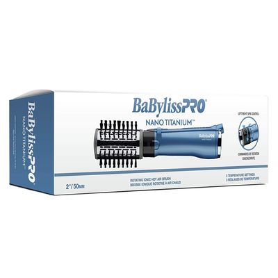 BabylissPro Nano Titanium Brosse Rotative à air chaud BABNT178C