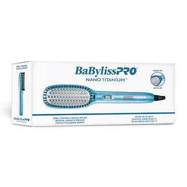 Babyliss Pro Nano Titanium Brosse Lissante Ionique #BNTPB1UC