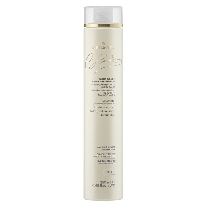 Medavita Blondie - Shampoing Raviveur de Reflets Blonds Chauds (250ml)