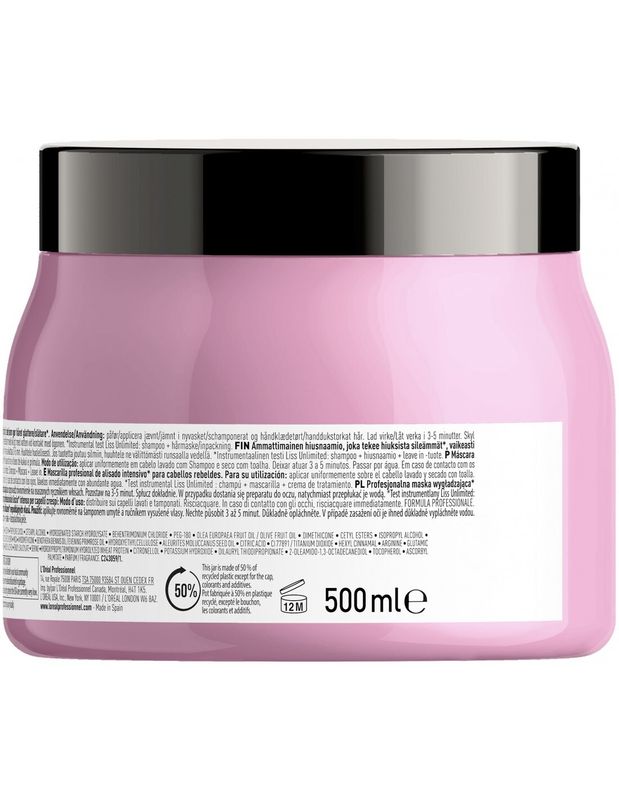 LISS UNLIMITED - Masque Lisseur Intense 500ml/16.9oz