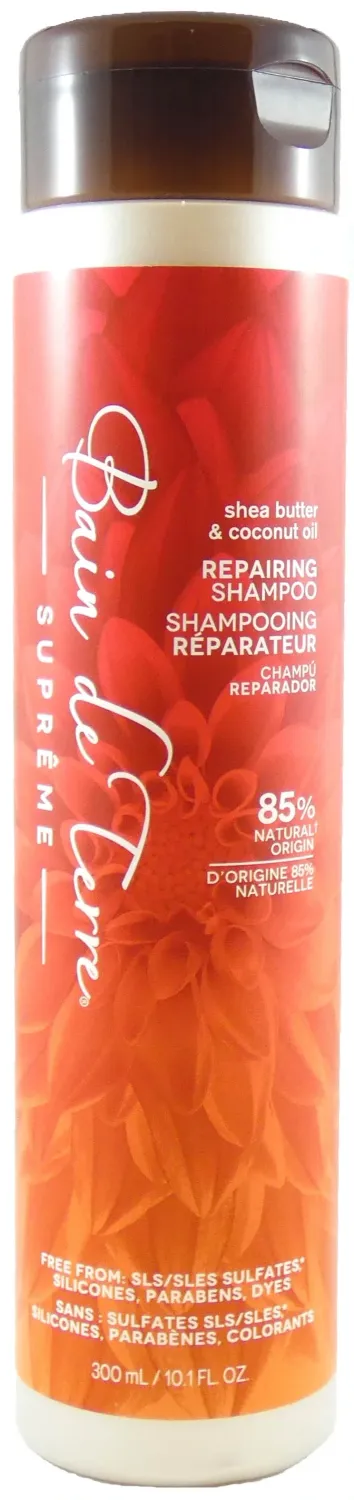 Bain de Terre Suprême - Shampoing - Beurre de Karité Huile de Noix de coco - Réparateur (300 ml)