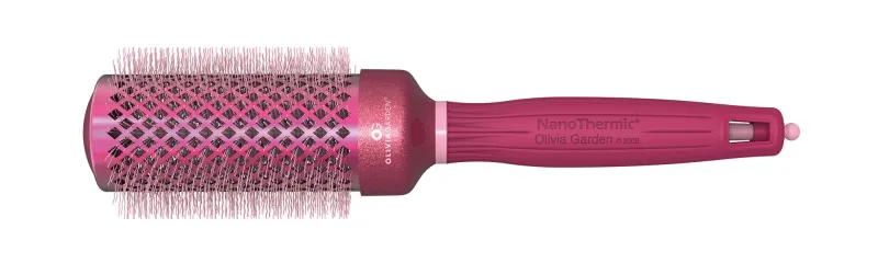 Olivia Garden - Brosse NanoThermic Céramique ION Cancer du Sein - Ronde 1-3/4&#39;&#39;