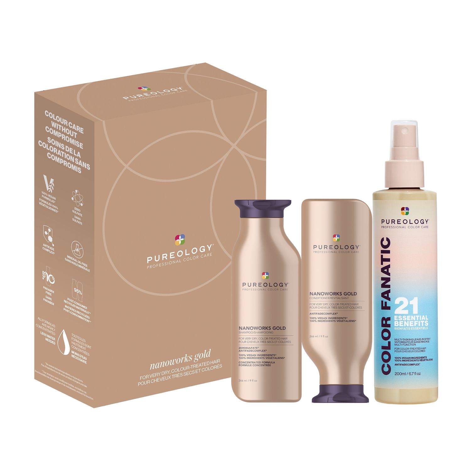 Pureology Nanoworks Gold (Coffret des Fêtes 2023)