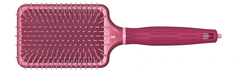 Olivia Garden - Brosse NanoThermic Céramique ION Cancer du Sein - Rectangulaire