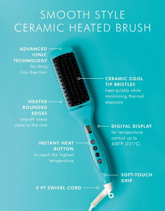 Moroccanoil - Brosse Lissante et Chauffante en Céramique