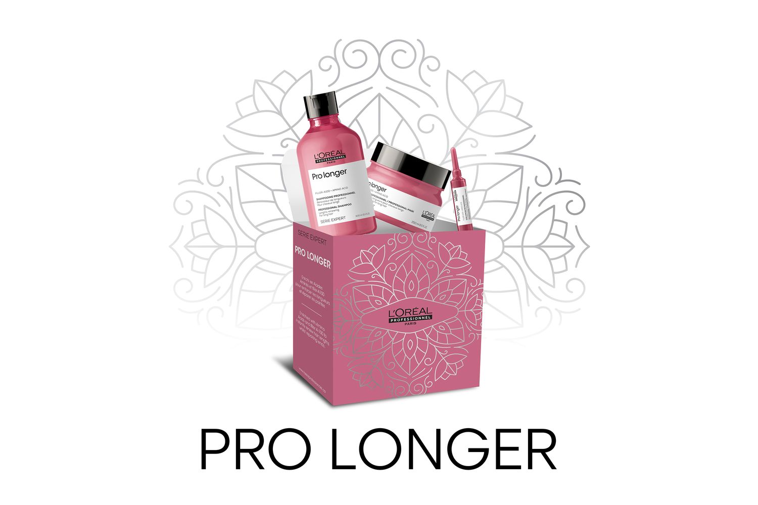 Pro Longer Trio (2022) Sh 500ml+Masque 250ml + Concentré 15ml)