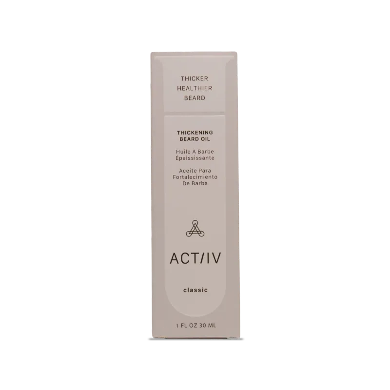 Actiiv Huile à Barbe Épaississante Classique 30ml Actiiv Huile à Barbe Épaississante Classique 30ml