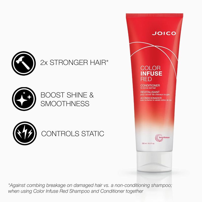 Joico Color Infused RED - Revitalisant Rouge 250ml