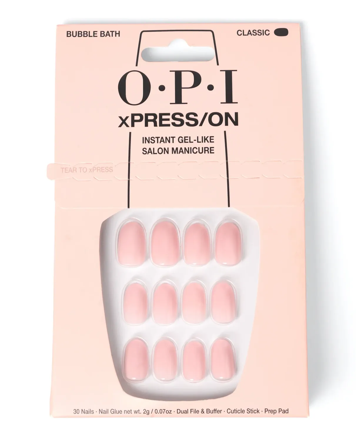 OPI - Ongles Artificiels Bubble Bath - Classique/Rond