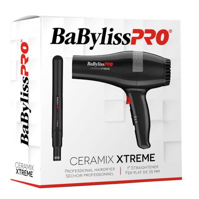 Babyliss Pro Ceramix Xtreme Duo Séchoir + Fer Plat #CEBKPP1C Babyliss Pro Ceramix Xtreme Duo Séchoir + Fer Plat #CEBKPP1C