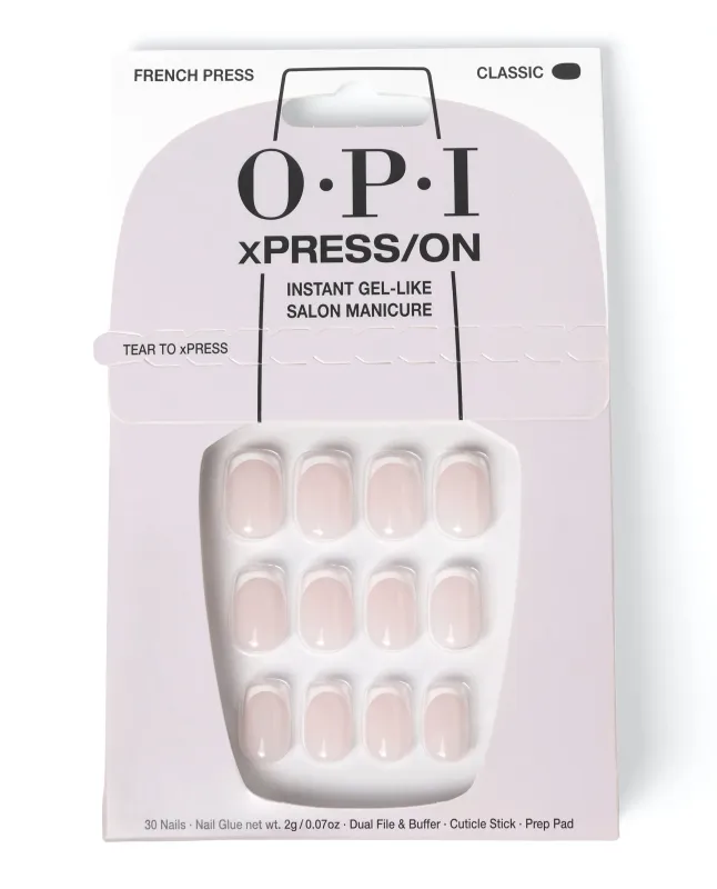 OPI - Ongles Artificiels French Press - Classique/Rond OPI - Ongles Artificiels French Press - Classique/Rond