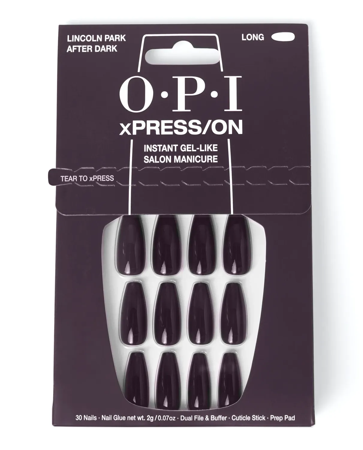 OPI - Ongles Artificiels Lincoln Park After Dark - Long/Carré