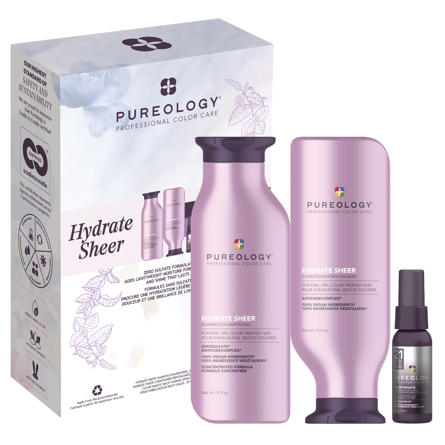 Hydrate Sheer Trio (Sh+Rv 266ml + CF 30ml)