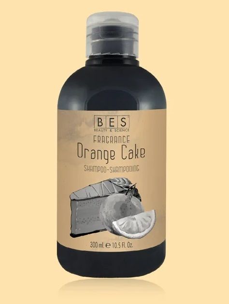 BES Fragrance - Shampoing Gâteau à l&#39;Orange 300ml